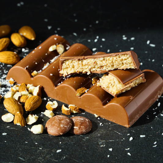 Almond Coconut Luxe – Chocoladereep 100g met Amandel & Kokosvulling